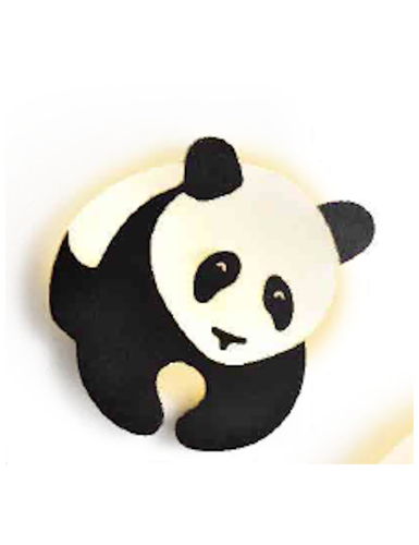 童趣熊貓竹子壁燈