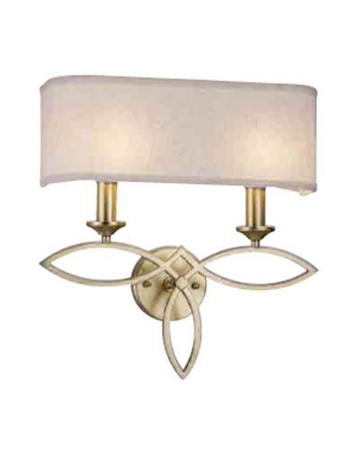 古典布罩型雙燈壁燈