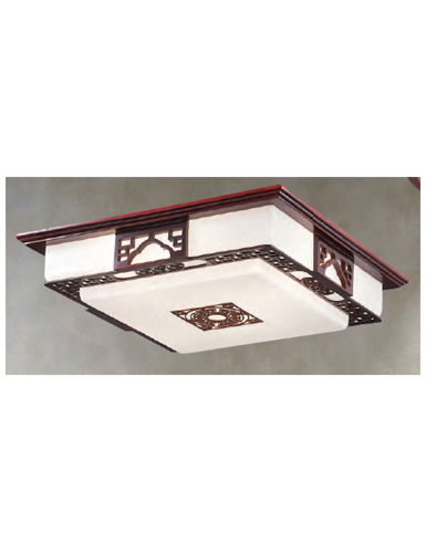 日式造型5燈吸頂燈