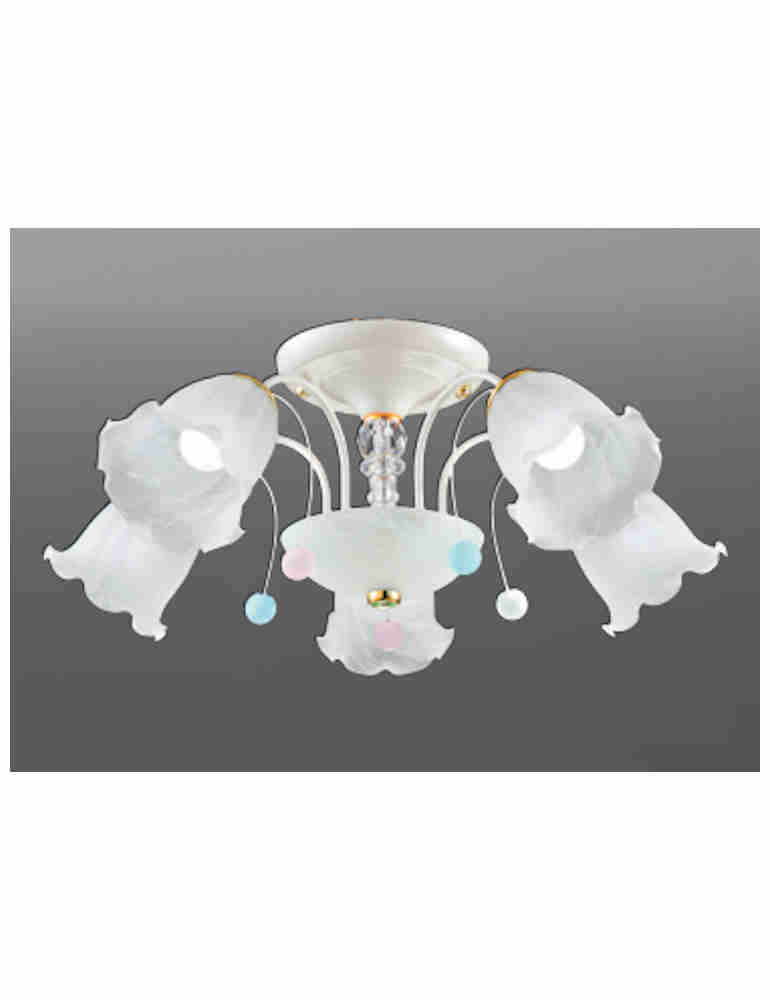 玻璃燈罩5+1燈吸頂燈