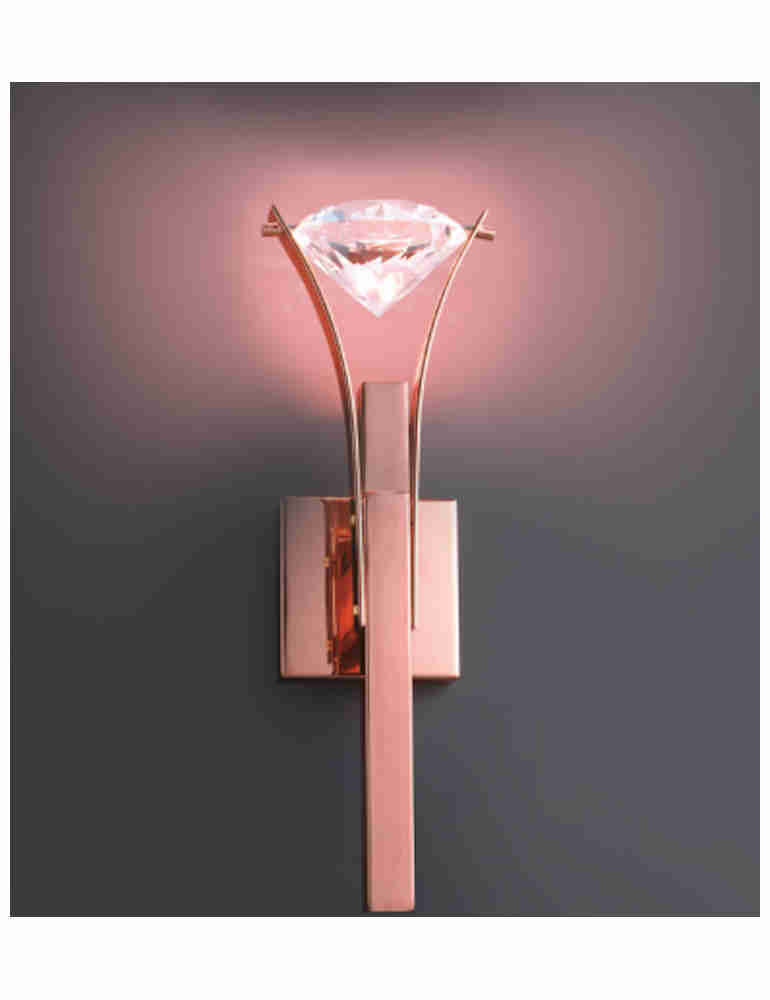 鑽石水晶單燈壁燈