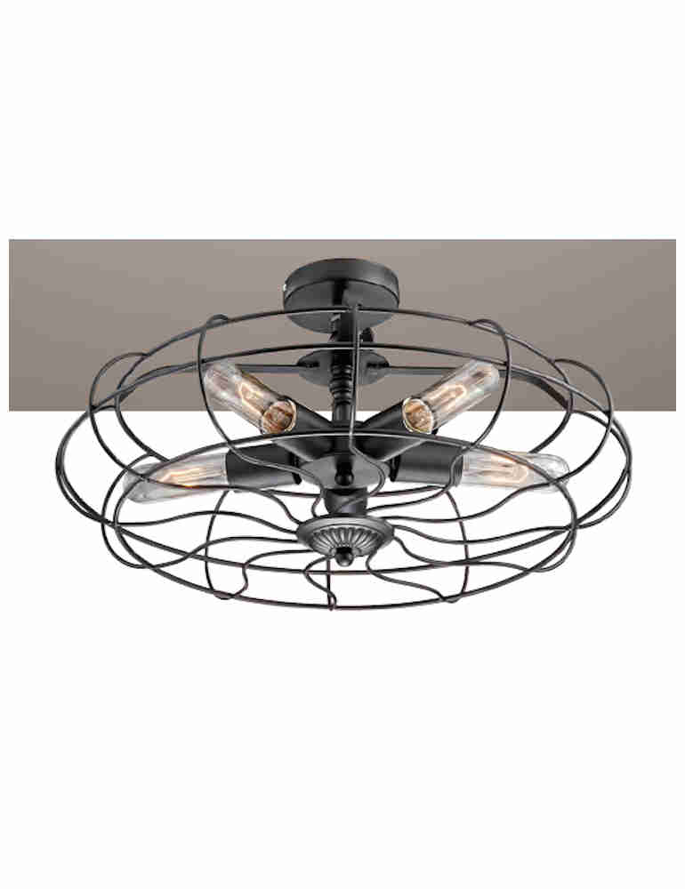 電風扇造型5燈吸頂燈