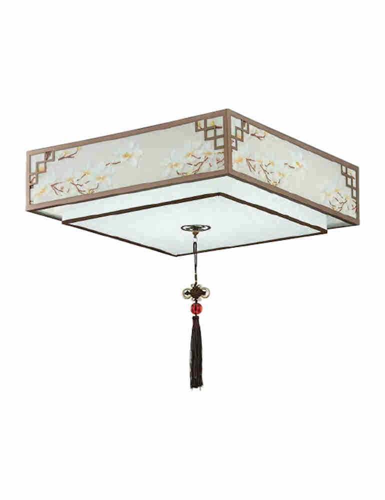 智慧三色光中國風吸頂燈