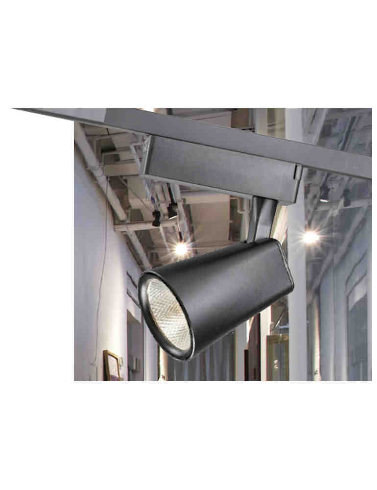 LED-黑色燈具20瓦軌道燈