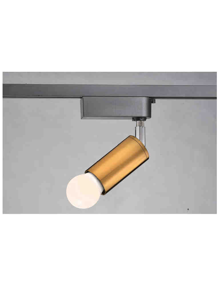 LED-金色燈具燈泡型軌道燈