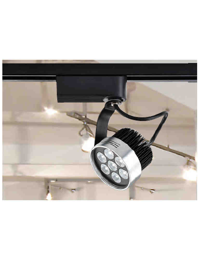 LED-黑色燈具10瓦軌道燈