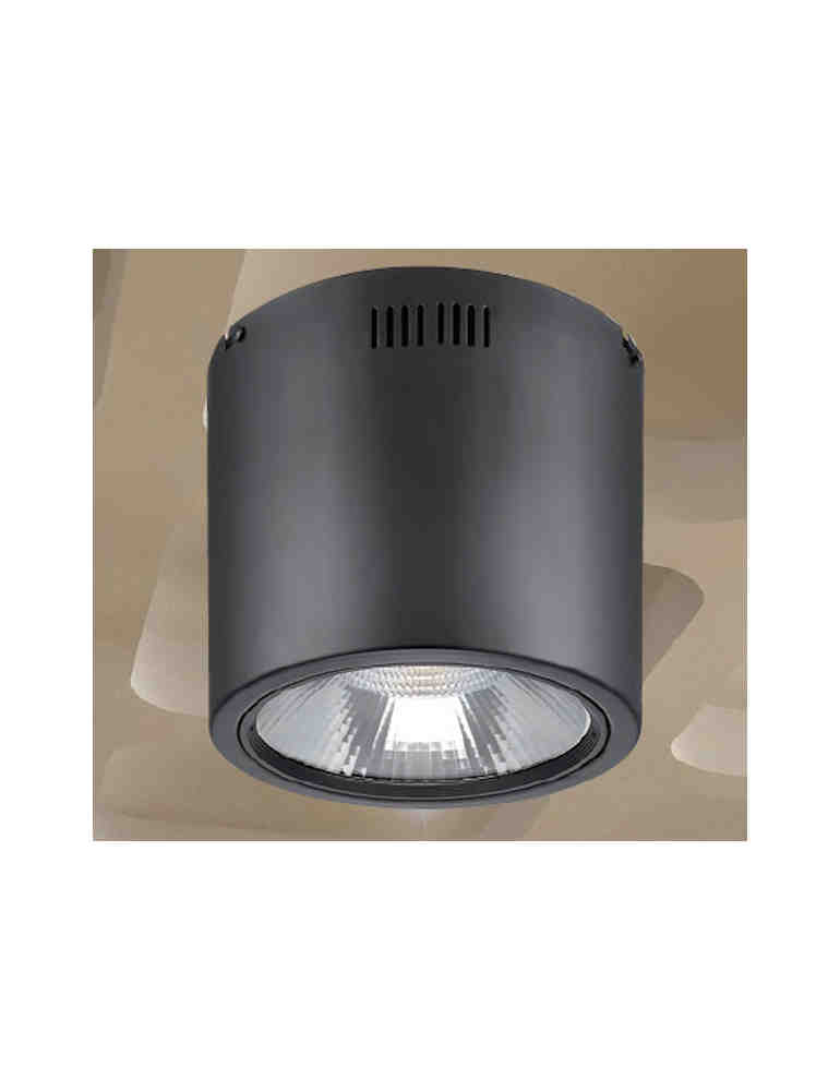 LED-40瓦黑色吸頂筒燈
