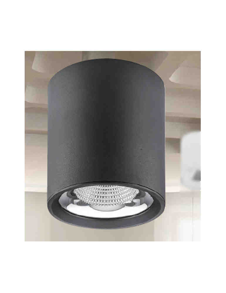 LED-18瓦黑色吸頂筒燈