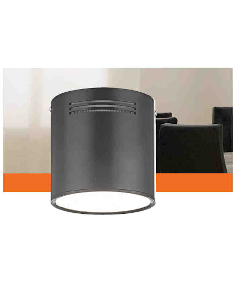 LED-20瓦黑色吸頂筒燈