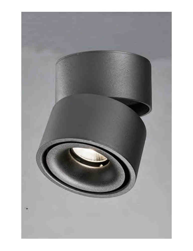 LED-黑色燈具12瓦吸頂燈