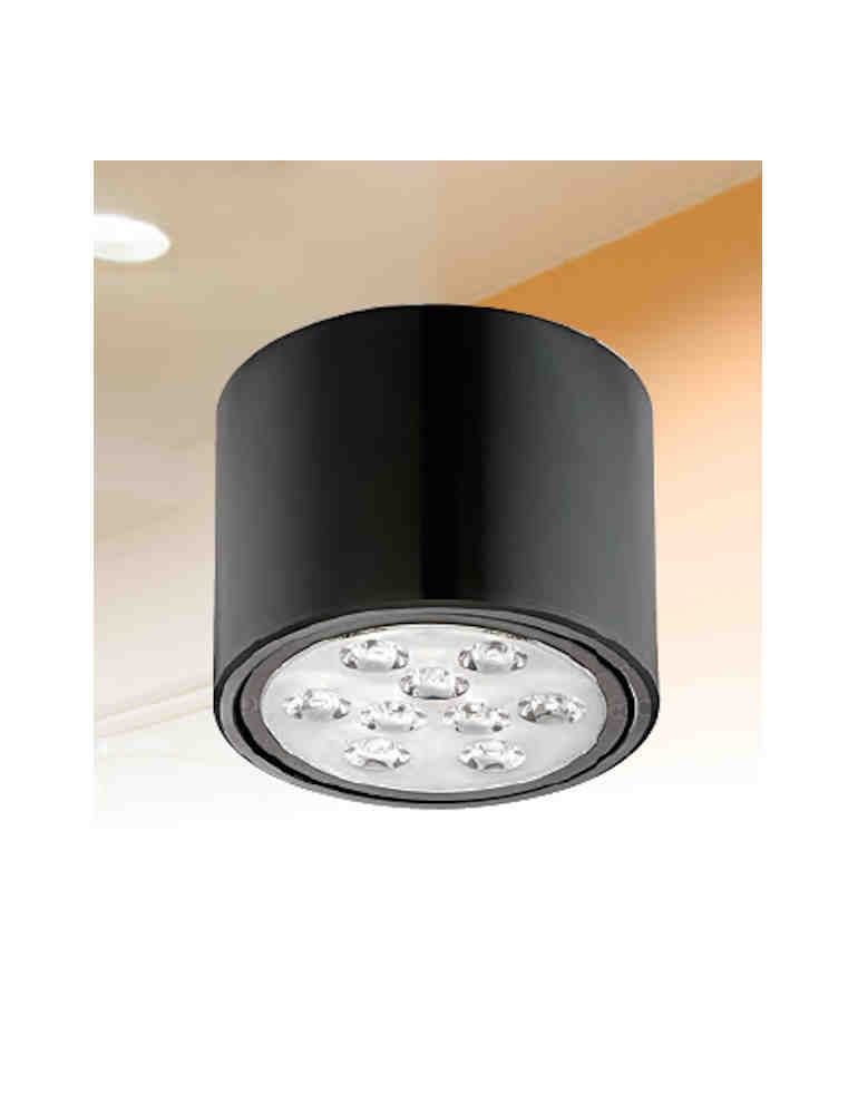 LED-12瓦黑色吸頂筒燈