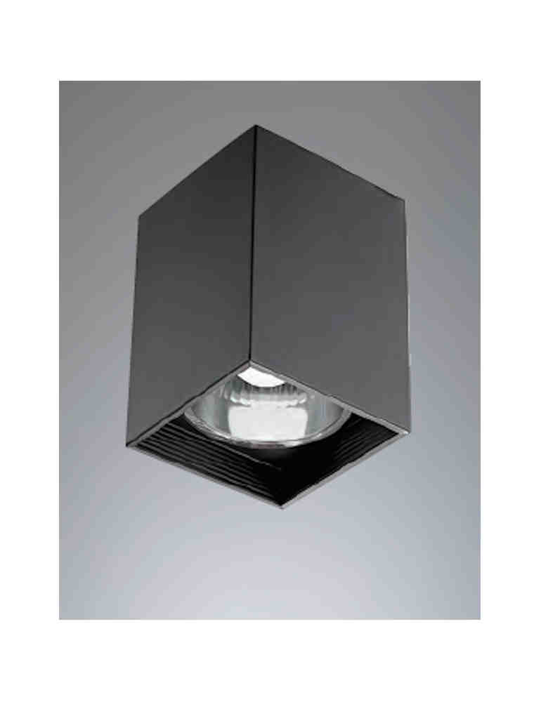 LED 燈泡型黑色吸頂筒燈
