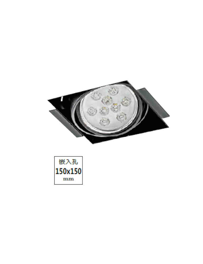 LED 無邊框一燈崁燈