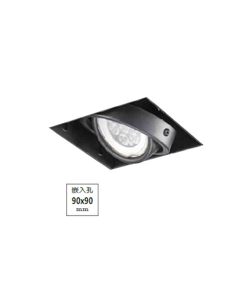 LED 無邊框一燈崁燈
