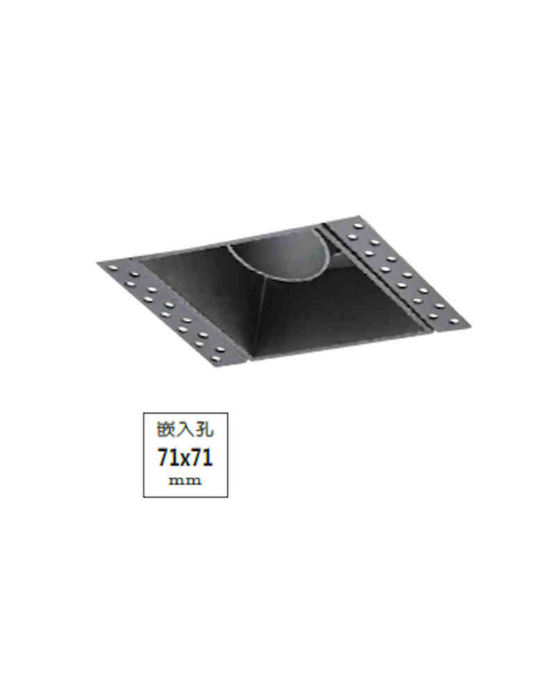 LED 無邊框一燈崁燈