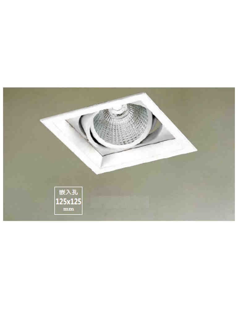 LED 有邊框一燈崁燈