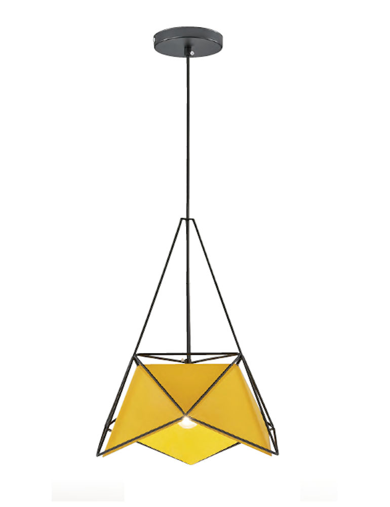 星星造型單燈吊燈(黃色)
