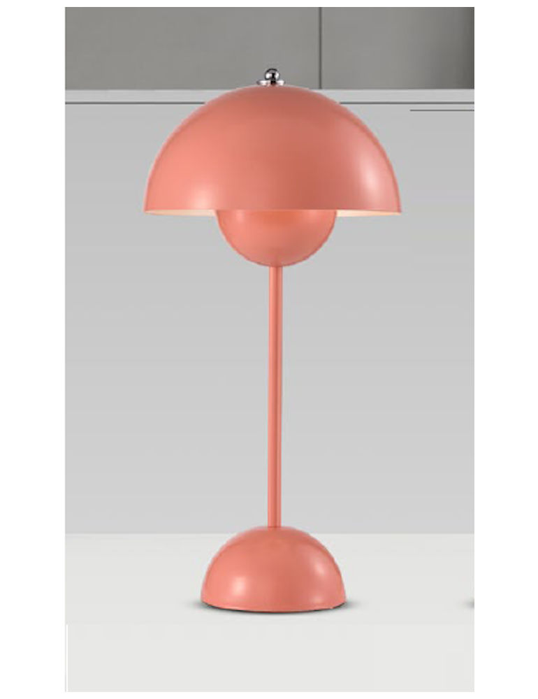 馬卡龍色單燈桌上型檯燈(粉色)