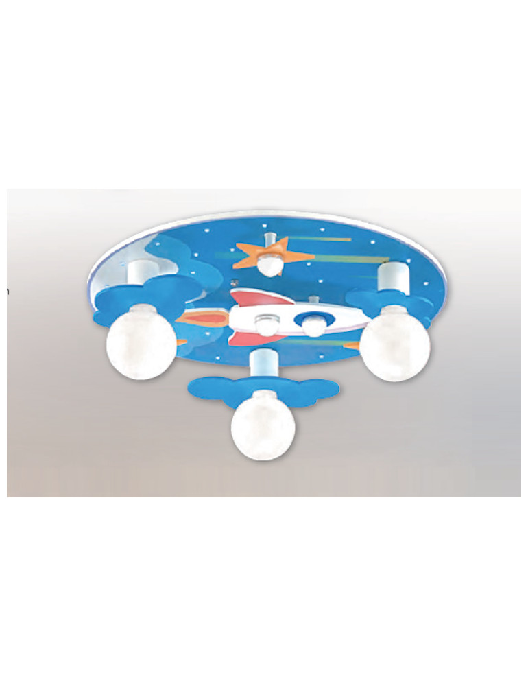 太空造型3+1燈吸頂燈