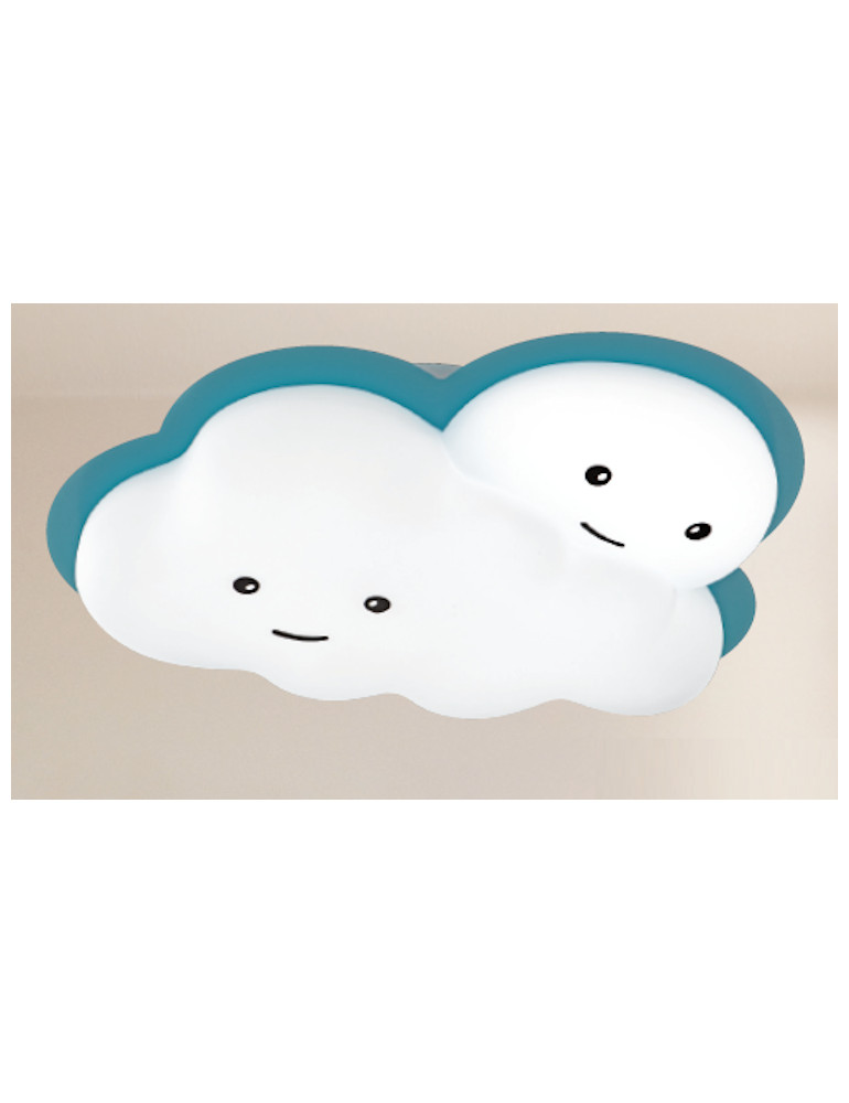 雲朵造型三色變光吸頂燈
