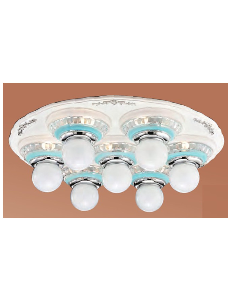 子澄燈飾-壓克力造型7燈吸頂燈