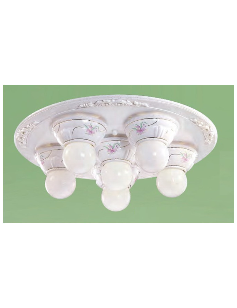 子澄燈飾-塑殼造型6燈吸頂燈