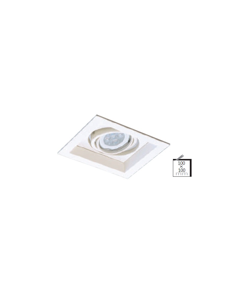 子澄燈飾-LED-4珠白邊框單燈盒燈
